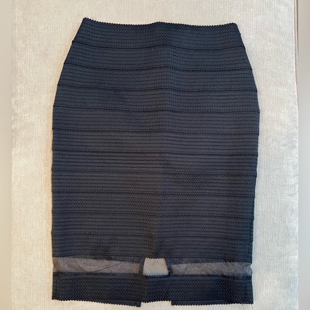 Express black stretchy skirt